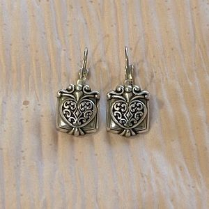 Brighton French clips earrings